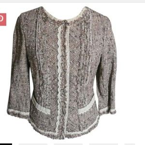 Prada tweed blazer. Size 40 (US 4 or size small).